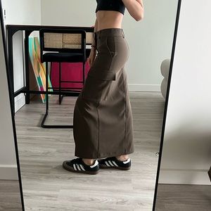Long Green Skirt